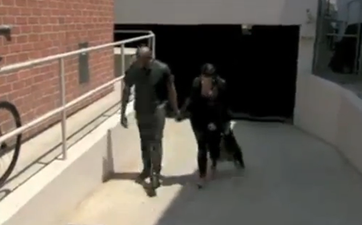 Kanye West Walks Into Signpost… Then Freaks Out At Paps