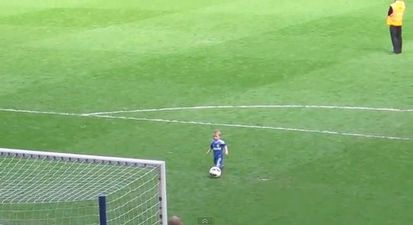 VIDEO – Sign Him Up! Toddler Scores Goal For Chelsea At Stamford Bridge