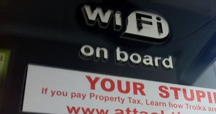 PHOTO: Stupid, Are We? Irish Sticker Misses The Irony…