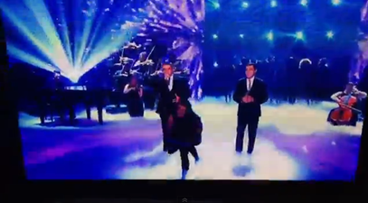 VIDEO: Duck!!! Simon Cowell Gets Pelted With Eggs From The Stage On Last Night’s BGT Final