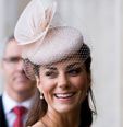 PICTURE – Pretty In Peach, Kate Middleton Looks Amazing At The Anniversary Of The Queen’s Coronation
