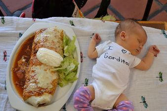 PICTURE – Maybe Burrito Baby? This New Photo Trend Is A Bit Strange… And Yet Appetising