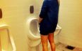 PICTURE: Eh, What’s This Top Supermodel Doing At The Urinals?