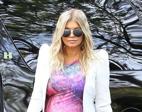 PICTURE – Fergie Shows Off Her Bigger Baby Bump