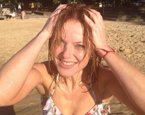 Hot Spice! Geri Halliwell Shares Beach Snaps As She Struts Her Stuff