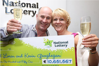 “I Always Felt I’d Win The Lotto” – Ireland’s Newest Multimillionaire And Partner Reveal Their Plans As Kevin Says His Work Goodbyes