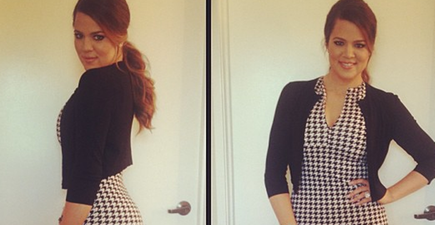 Wow! Khloe Kardashian Shows Off Her Envious Kurves