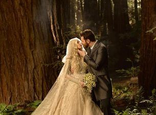 PICTURE – That’s Quite The Wedding Picture – Napster and Facebook Guru Weds His Fianceé