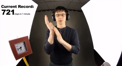 VIDEO: The World’s Fastest Clapper Smashes Previous Record Of 721 Claps In 60 Seconds