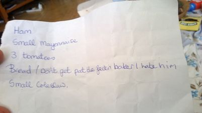 Picture: The Most Irish Shopping List You’ll Ever See