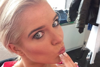 NSFW: Helen Flanagan Says “Hi” With Revealing Selfie