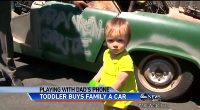 VIDEO – “Toddler Shoppers Gone Wild!” – 14-Month-Old Buys Car Off E-Bay Using Parent’s Smartphone