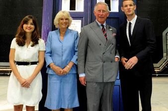 PICTURE – Definitely The Most Random Photo You Will See Today, The Royals Visit The Doctor Who Set