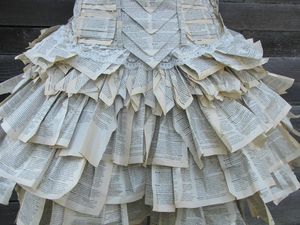 Page by Page: Woman Makes Stunning Dress from the Pages of an Old Thesaurus