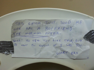 Bummer: What A Harsh Way To Find Out Your Girlfriend Cheated