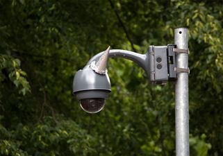 Big Brother is Watching: Surveillance Cameras Wear Party Hats to Celebrate 110 Years of Orwell