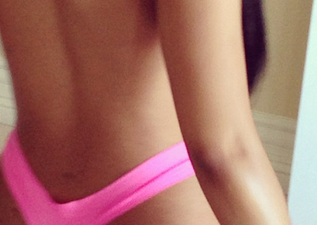 Why, Just Why? Singer Shares Thong Snap On Twitter!