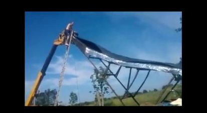 VIDEO – Another Amazing Invention, Guys Build Homemade “Water Park” In Co. Offaly