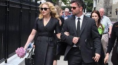 Madonna Attends Funeral of Friend and Architect David Collins in Dublin