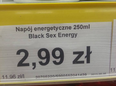 PICTURE – I Will Have A Can Of Your Finest Black Sex Energy Please… Sorry, What Now?