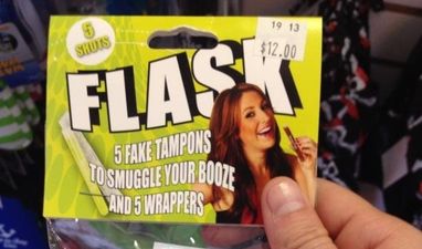 Bloody Flask-tastic: Bottles Disguised as Tampons Used to Smuggle in Booze to Venues