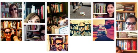 Bookshelfies: A Tumblr Account Dedicated to People Taking Selfies in Front of Bookshelves