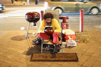 PICTURE: Homeless Man Makes Some Renovations