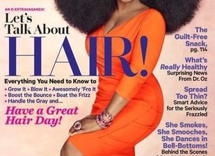Getting Wiggy With it: Top TV Show Host Wears 3lbs Giant Afro Wig for September Issue