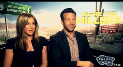 VIDEO – “This Is Terrible” Watch This Brilliant Soccer AM Interview With Jennifer Aniston And Jason Sudeikis