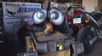 VIDEO: Amazing Inventor Creates a Real Life-Size Wall-E Robot