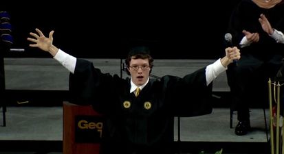 Video: Student Delivers Epic Welcome Speech to Freshmen