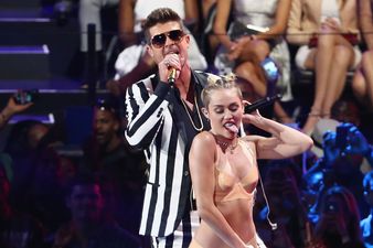 Maybe She Should Stop? Miley Cyrus Strips Off During VMA Performance!