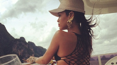 In Photos: Rihanna Befriends Elephants While in Thailand