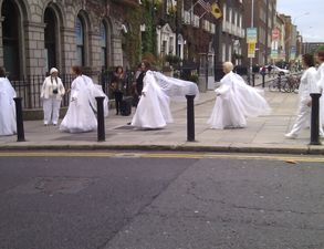Are These Angels On Their Way To Charlie’s… Chinese?