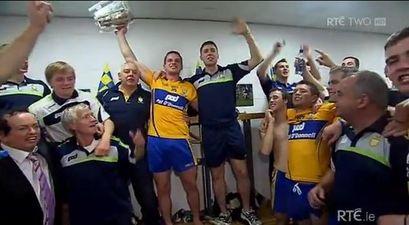 VIDEO – You Want To Go To A Real Party? Marty Morrissey Joins The Clare Team For Some Dressing Room Celebrations