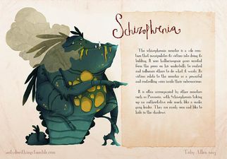 GALLERY – The Real Monster, Mental Illness Portrayed As Monsters By Artist