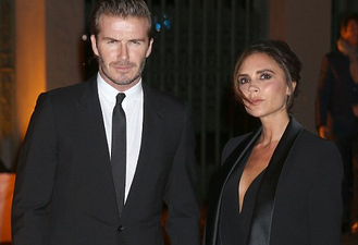 New Body Art for Beckham: David Shows off his Dedication to Victoria in Ink