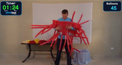 Video: Talented Artist Recreates the Iron Man Suit Completely Out of Balloons