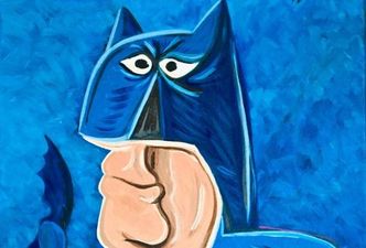 Holy Moly Batman! Nine Superheroes Painted in the Style of Picasso