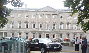 PICTURE – Careful Now! This Ramp Outside Leinster House Is Causing No End Of Hassle