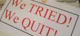 PICTURE: “We Quit” – Staff Walk Out And Leave Horrible Boss This Letter