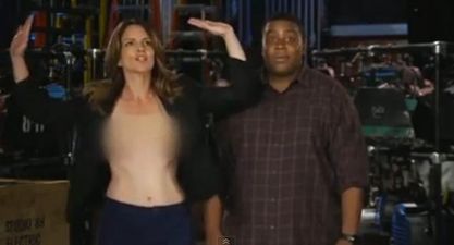 VIDEO – This Is How You Deal With A Nip Slip Fiasco, Tina Fey Spoofs Wardrobe Malfunction In SNL Promo