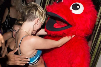PICTURE: Miley Cyrus Goes Topless For Rolling Stones Cover