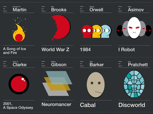 From 1984 to The Lord of the Rings: Artist Reveals Minimalist Interpretations of Classic Book Covers