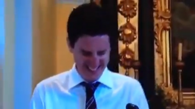 VIDEO: Irish Lad Gets A Fit Of The Giggles During Mass