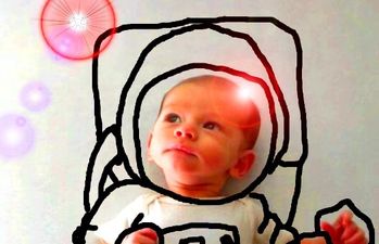 In Photos: Mom Transforms Her Son’s Baby Pics into Amazing Adventures