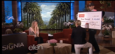 VIDEO: So DeGeneres – Ellen Rewards Waitress With $10,000 For Her Random Act Of Kindness