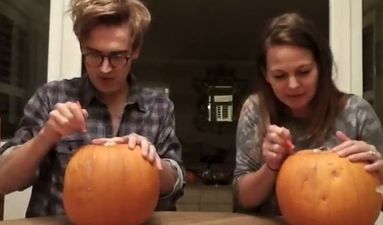 Boy Band Star and Wife Reveal Baby News Using Pumpkins