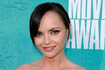 PICTURE – Christina Ricci Tweets Photo Of Her Incredible Givenchy Wedding Gown