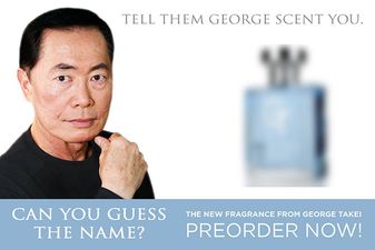 Eau My! George Takei’s New Cologne is Pretty Amazing